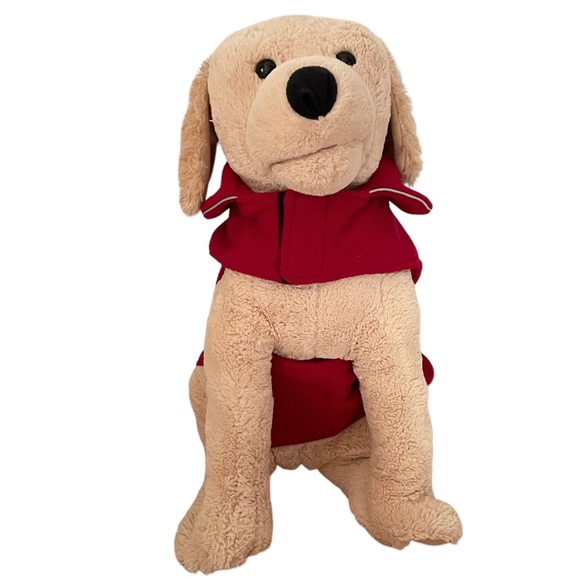 Red Fleece Dog Coat M/L EUC - Picture 3 of 15